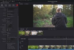A screen shot of DaVinci Resolve video editor export settings