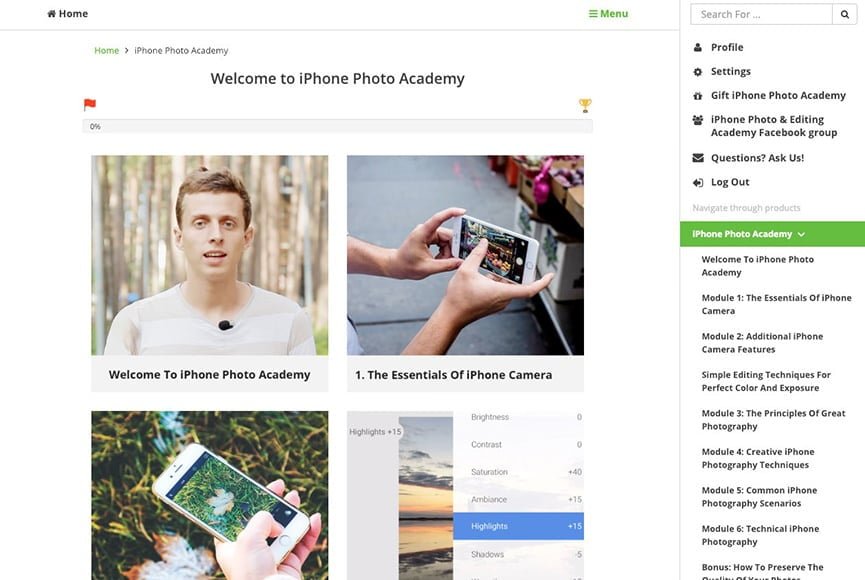 iPhone Photo Academy courses