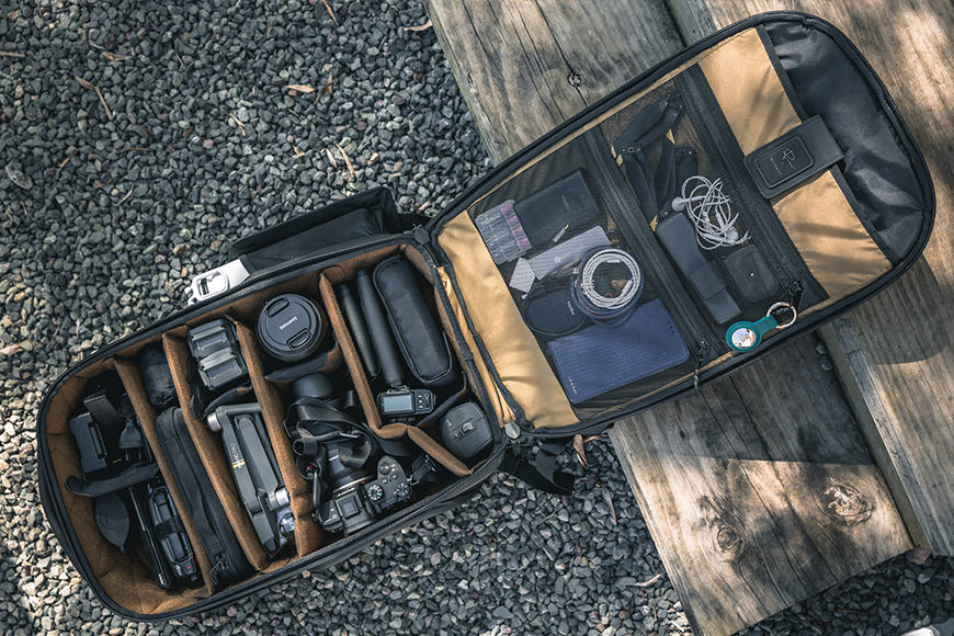 inside mckinnon camera bag