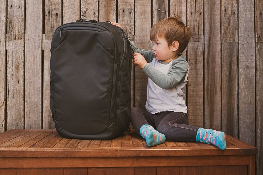 camera bag review - peak design backpack