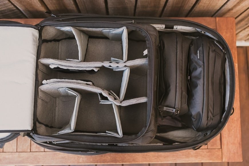 everyday backpack with huge main compartment - review peak design