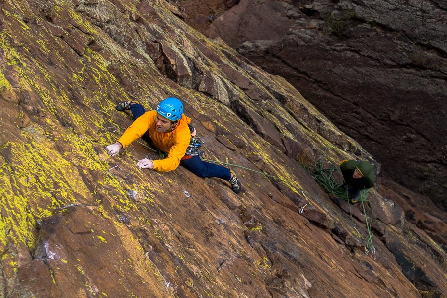 hgih quality image of rockclimber