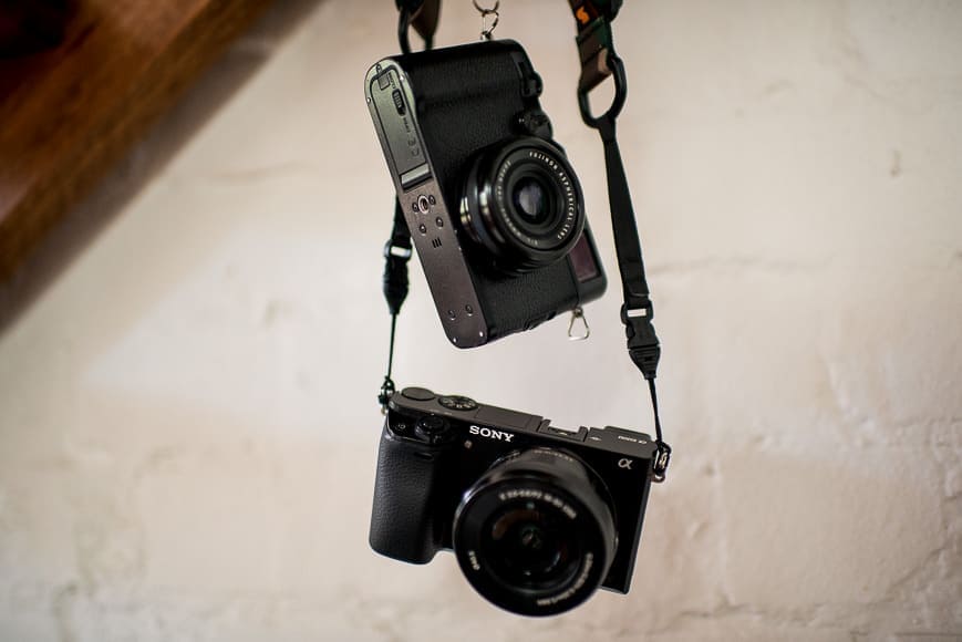Sony a6000 compared to Fuji X100F (both have electronic viewfinder and great battery life / noise reduction