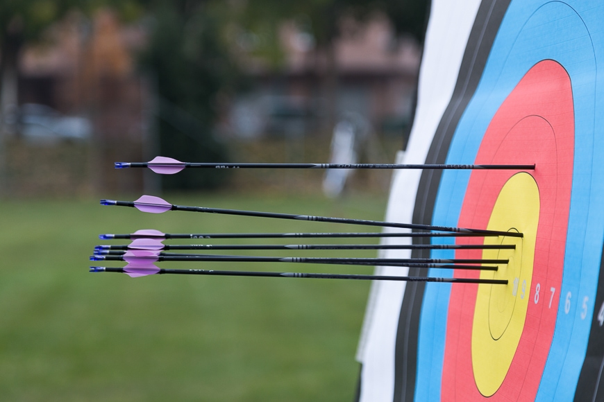photography styles - shutter release to capture arrows