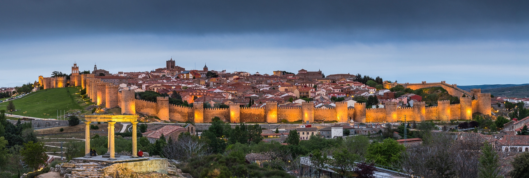 Panorama is a panned shot with multiple photographs stitched together.