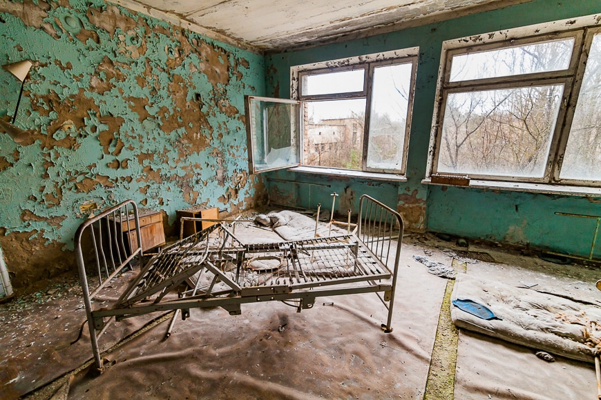 Urban exploration focuses on abandoned buildings.