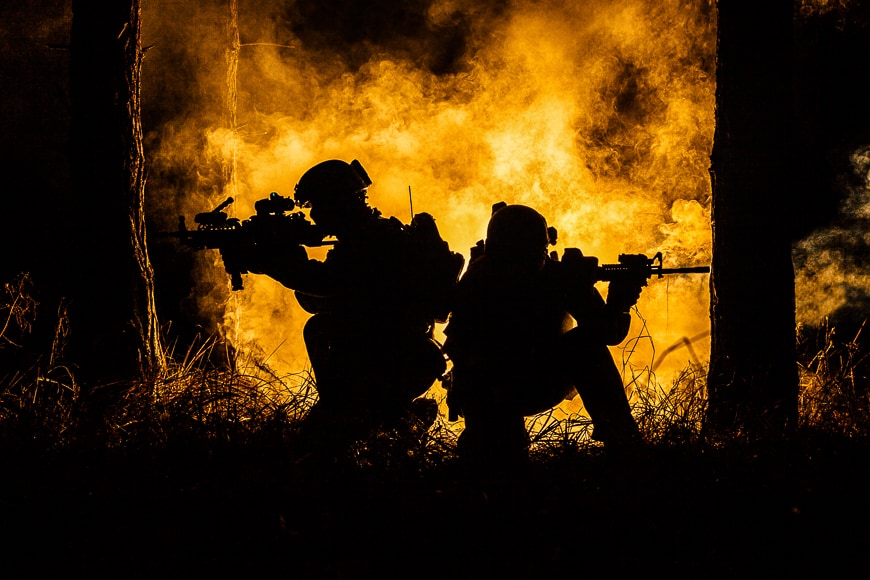Photojournalists going to war with photographic equipment require courage.